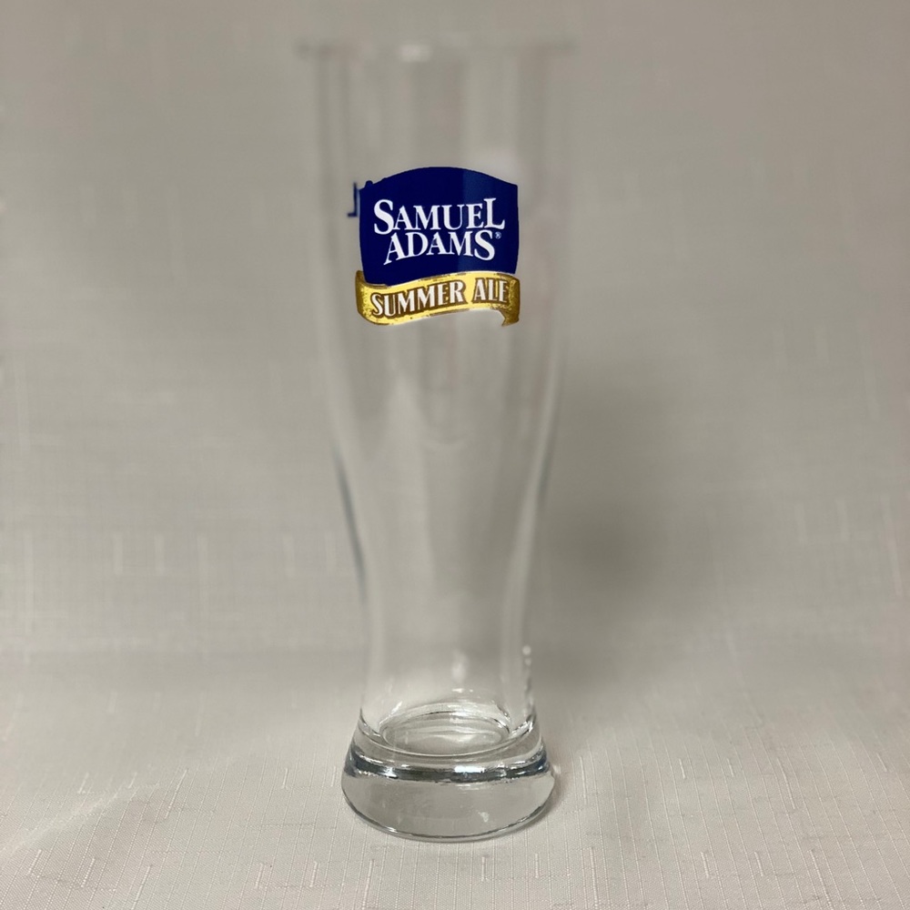 🆕 Samuel Adams Seasonal Brew Tall Pint Glass Pilsner Classic Beverage Drinkware
